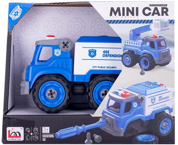 Конструктор DIY Spatial Creativity Поліцейська машина CJ-1614174