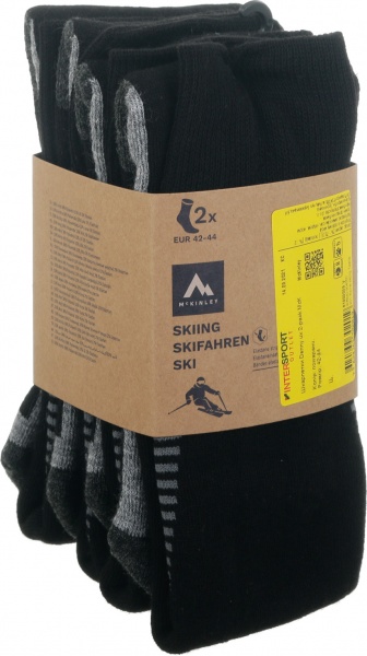 Носки McKinley Denny ux 2-pack McK 408440-904050 р.42-44 черный