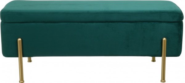 Сундук-пуф Marseille 110х42х42 см зеленый 