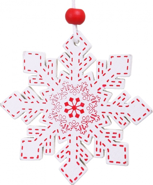 Декоративная подвеска Новогодняя 6 см в ассортименте 6014-33