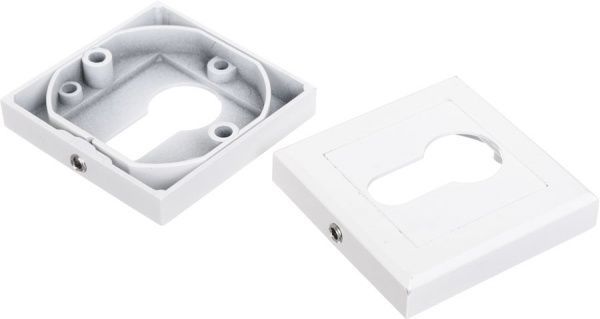  MVM Накладка на замок під циліндр E8а у кольорі WHITE білий PZ білий