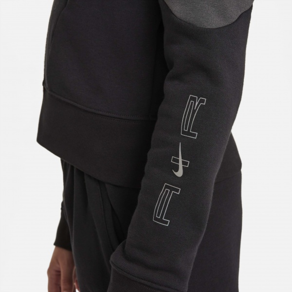 Джемпер Nike G NSW AIR FT HD FZ DD7137-010 р. M чорний