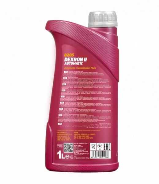 Масло трансмиссионное Mannol ATF Dexron ll D MN8205 DEX II 1 л (17170)
