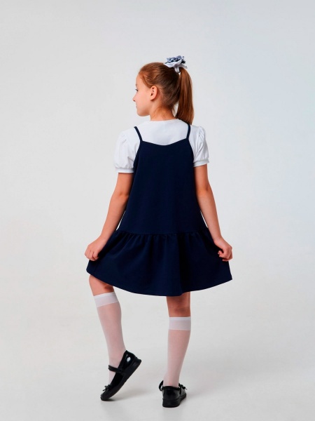 Сарафан Smil р.140 темно-синий 120365 