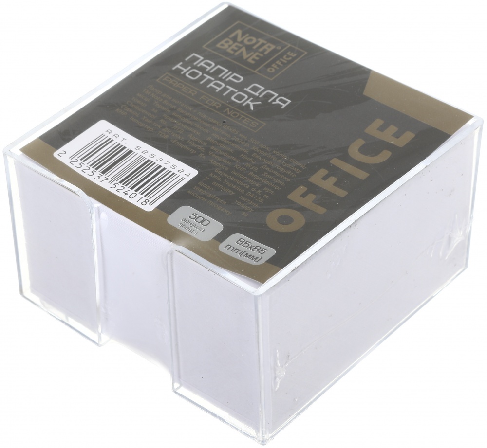 Бумага для заметок с подставкой 85х85 мм Nota Bene