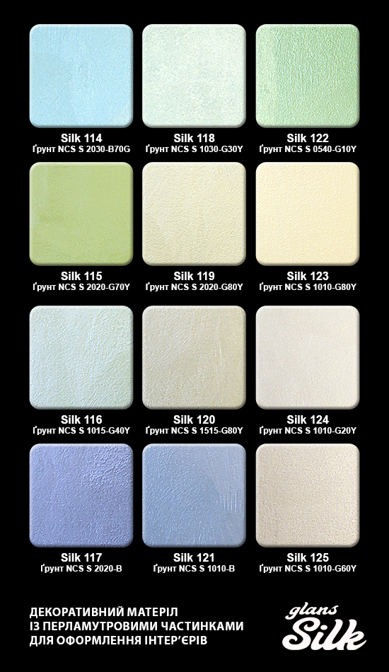 Декоративне покриття Aura Мокрий шовк Silk Glans 1 л 1,2кг