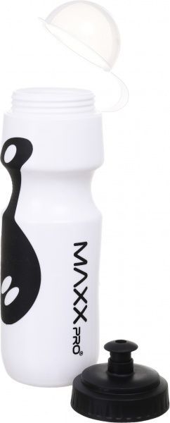 Фляга MaxxPro велосипедна FBC103-Bk 600 білий із чорним