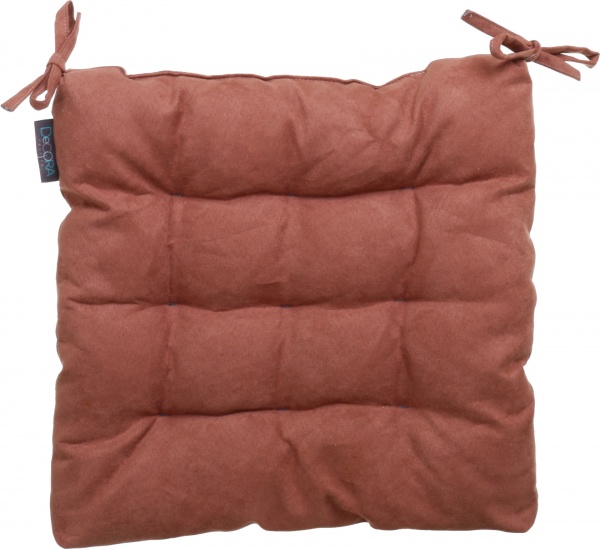 Подушка на стул на завязках 40x40 см в ассортименте Decora textile 