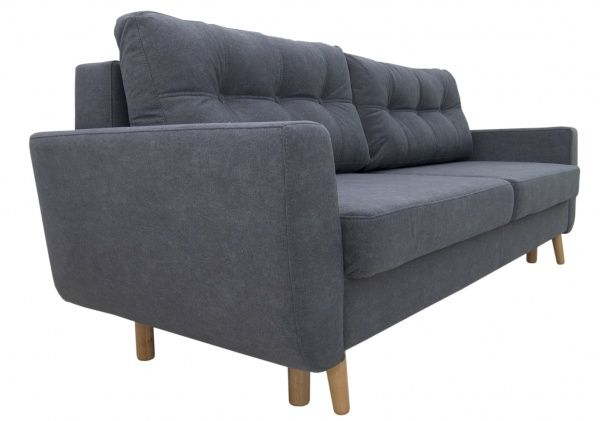 Диван прямий Кедр Марокко темно-сірий 2350x980x810 мм