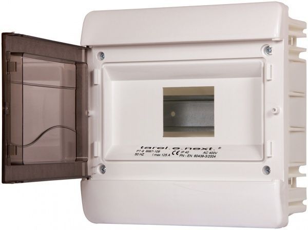 Щиток розподільчий 9-модульний  TAREL (PT) 1 ряд IP30 вбудовуваний 6667-109