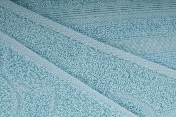 Набор полотенец Elza 2 шт айвори с голубым La Nuit 