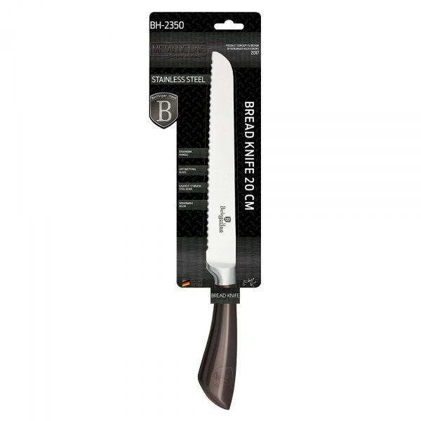 Нож для хлеба Berlinger Metallic Line CARBON Edition 20 см BH 2350