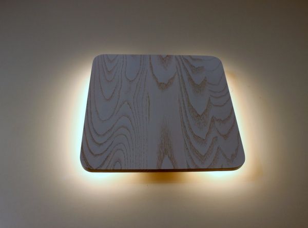 Бра ADLUX Quadro-25 R-25-WW-WА LED 7 Вт ясень выбеленный 