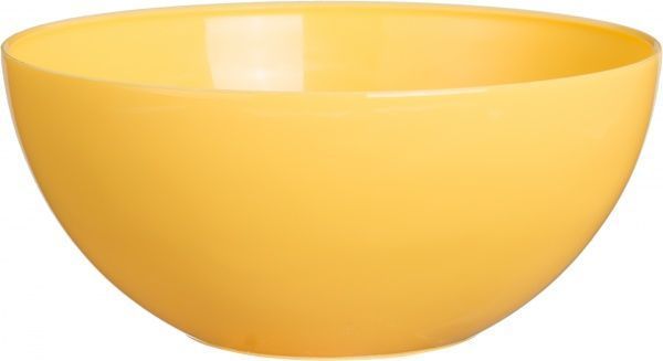 Салатник Руккола пластиковый 5 л желтый Lamela