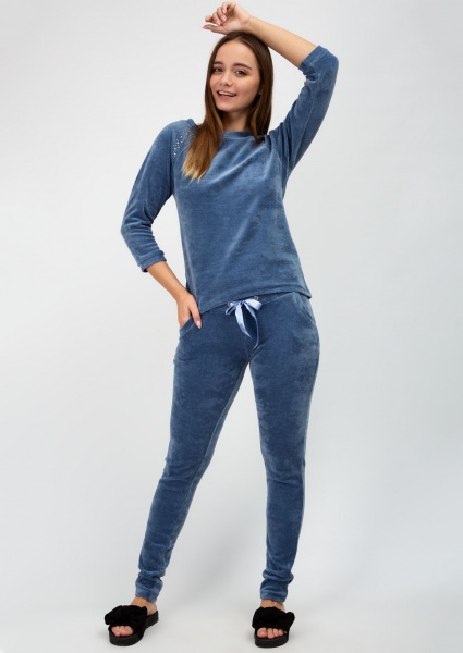 Костюм домашний женский Roksana 1004/50115 р. S синий 