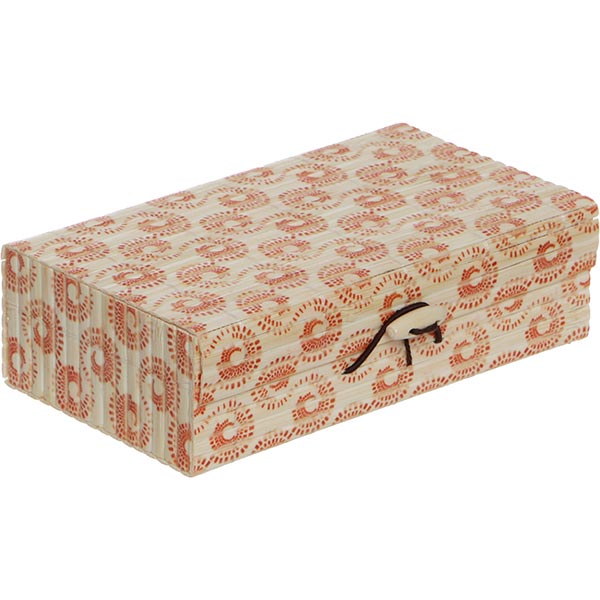 Сундук для украшений Фантазия бамбук 15x8.5 см