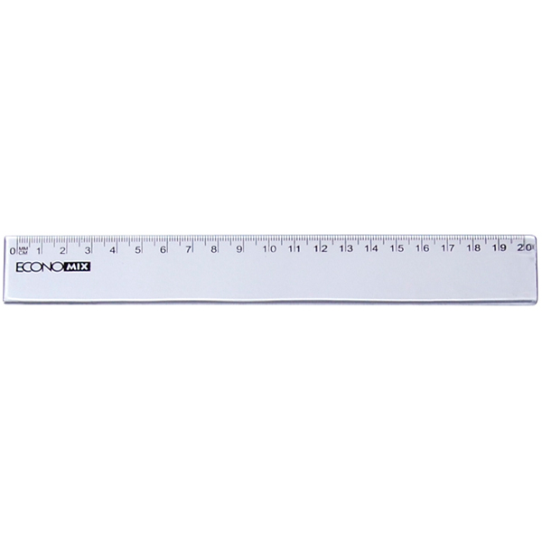 Линейка E81303 20 см Economix