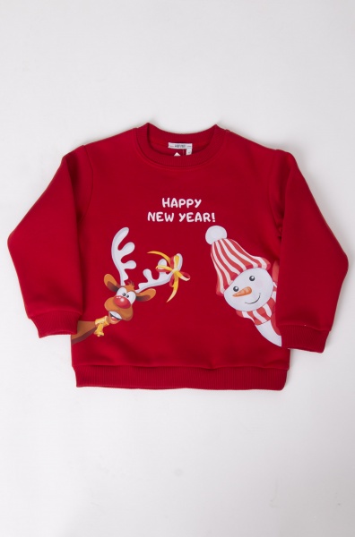 Світшот для дівчинки Mevis р.122 червоний 4504 