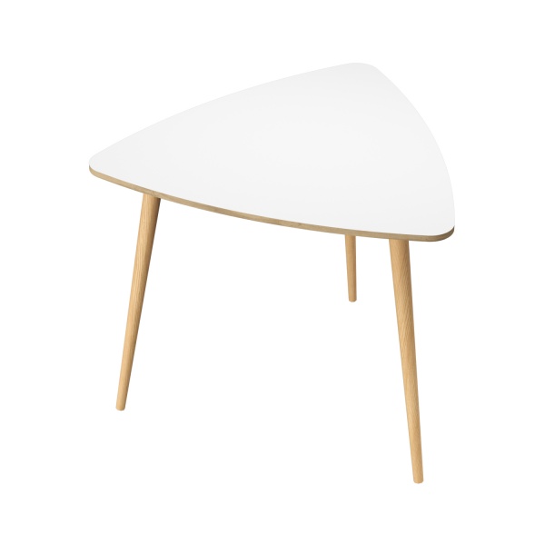 Стол обеденный Art in Head Эрик треугольный белый 