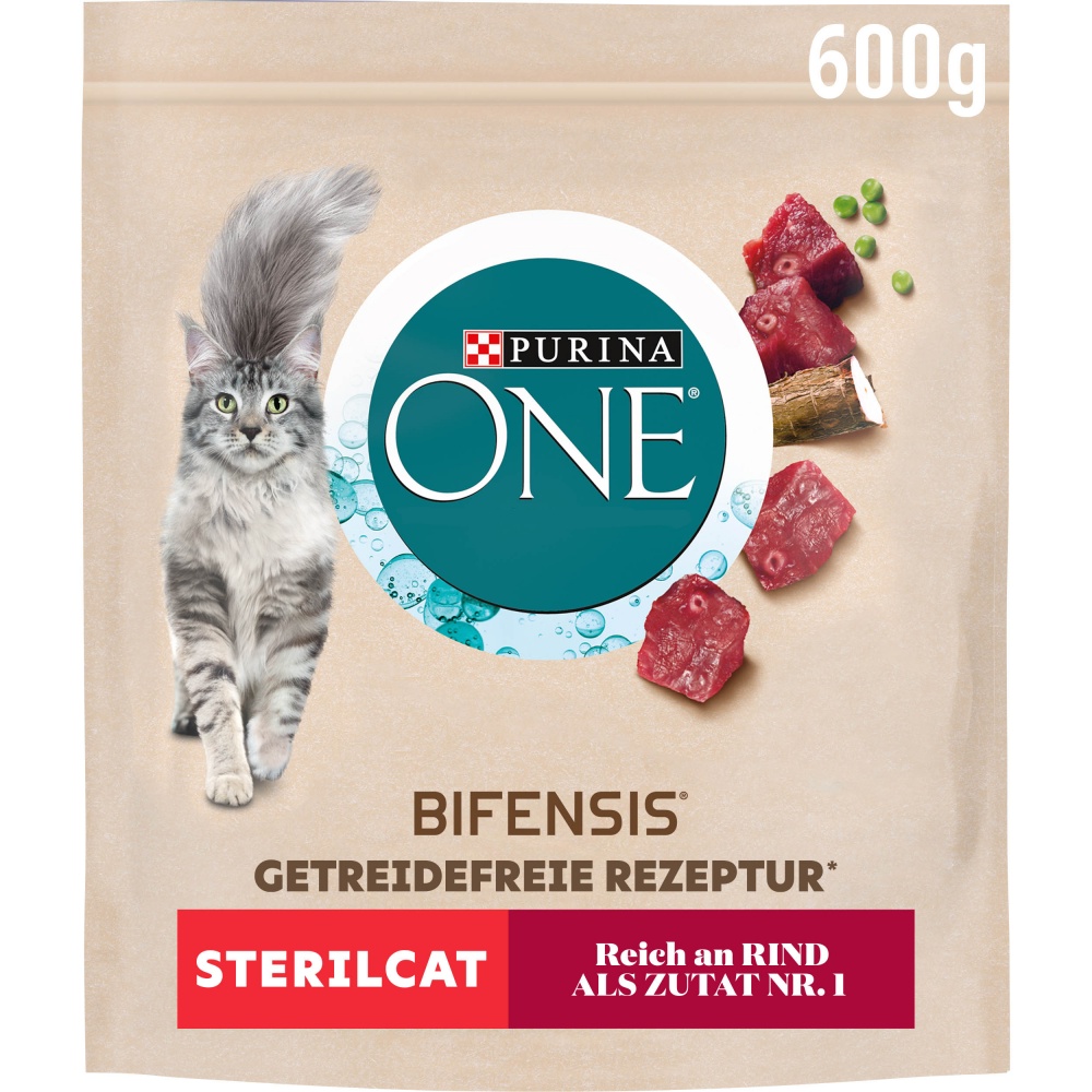 Корм сухий для котів Purina Grain Free комплекс Bifensis з яловичиною 600 г