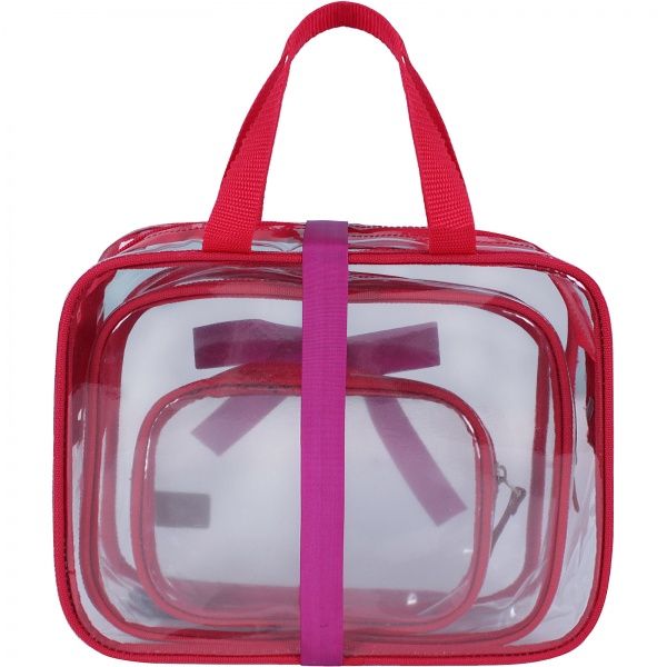 Косметичка Bagland Trio 6 л червоний (0072830) 