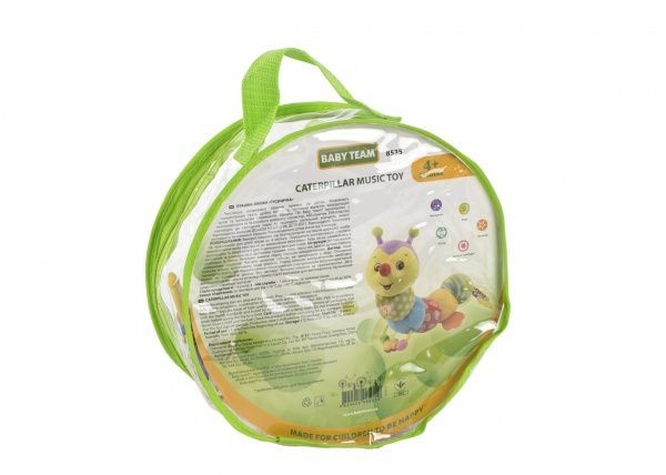 Мягкая игрушка Baby Team Гусеничка 8535