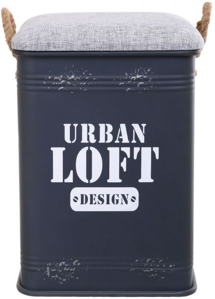 Сундук для хранения Loft 34х34х55,5 см серый 