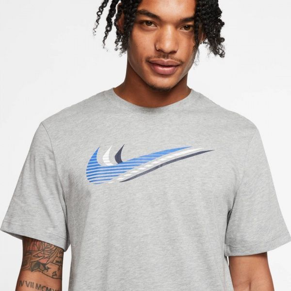 Футболка Nike M NSW SS TEE SWOOSH CK4278-063 M сірий