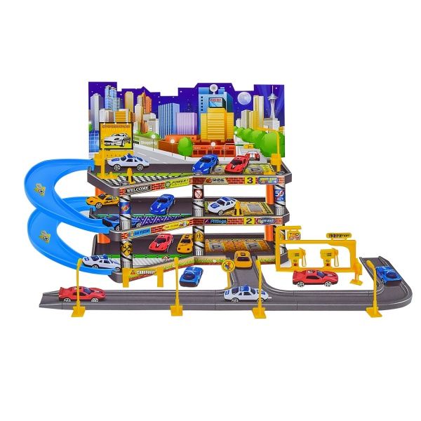 Игровой набор Паркинг, 4 машинки P7788A-2