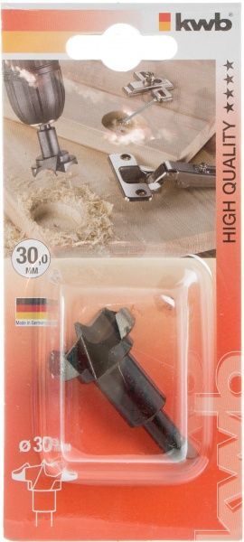 Сверло по дереву KWB для отверстий под шарниры 30 мм 1 шт. 705520