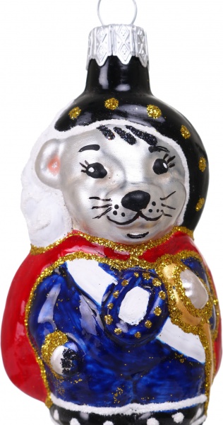 Декорация новогодняя Формовая игрушка в ассортименте 5 см 