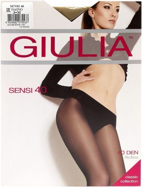 Колготки Giulia Sensi 40 den р. 3 телесный 