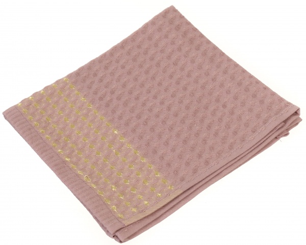 Рушник вафельний з бордюром 40x60 см UP! (Underprice) лавандовий 