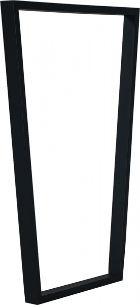 Ножка для письменного стола Трапеция 400x600x750 черная 