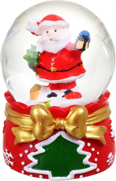 Сувенир новогодний шар снежный FX-0350 светодиодная (LED) 