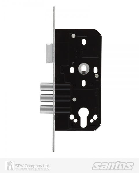 Дверний замок вхідний SANTOS 1-WAY DIN 985 SS UNIV BS50 мм 85 мм нержавіюча сталь