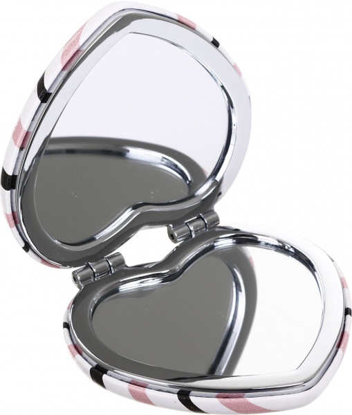 Зеркало карманное косметическое Лідер Канц Сердце фигурное 4 варианта в ассортименте 