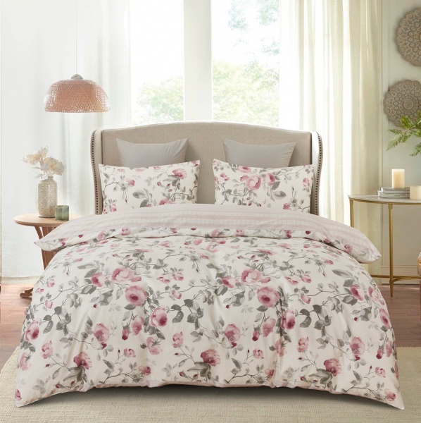 Комплект постельного белья Berta 2 розовый La Nuit 