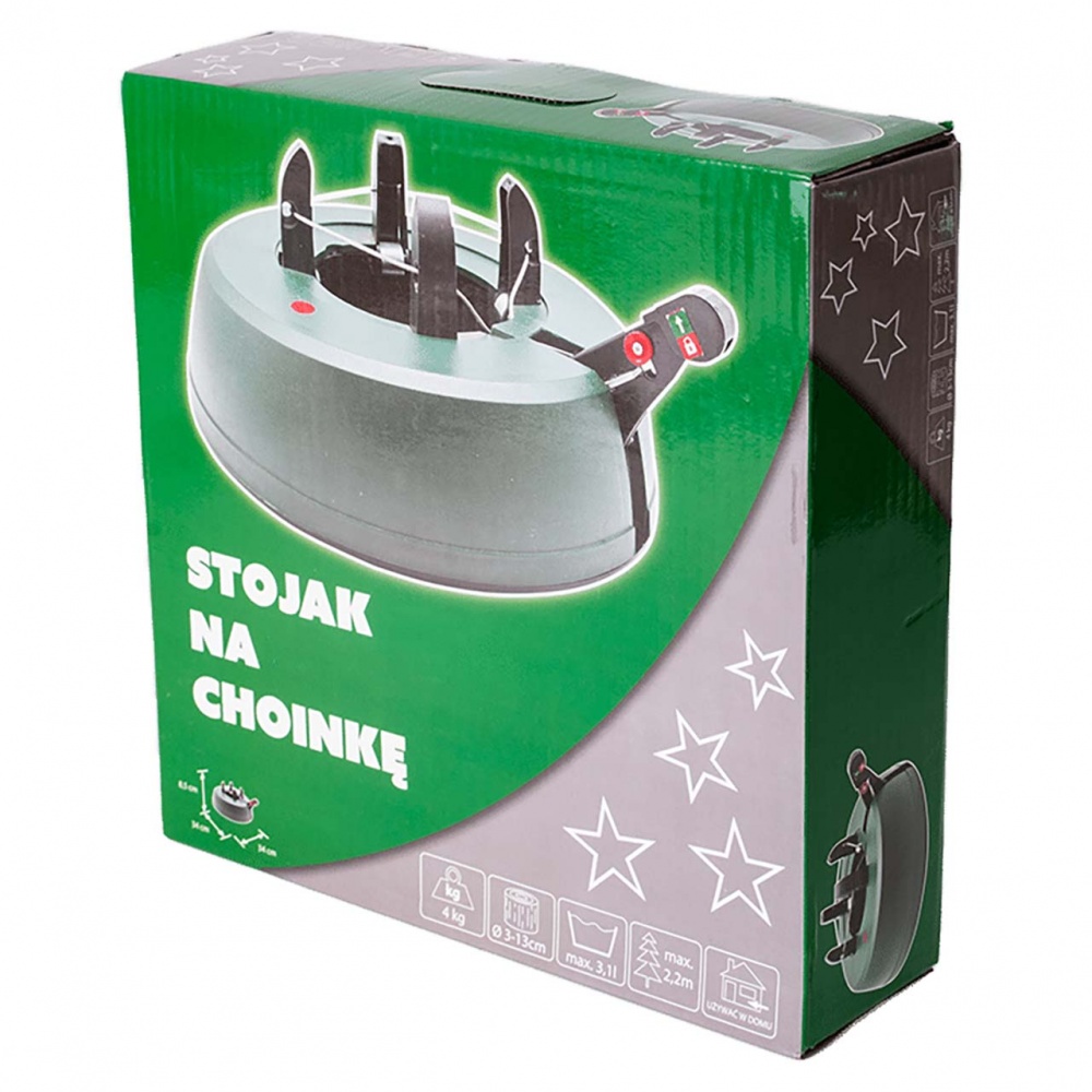 Подставка для елки D34x8,5 см зеленый