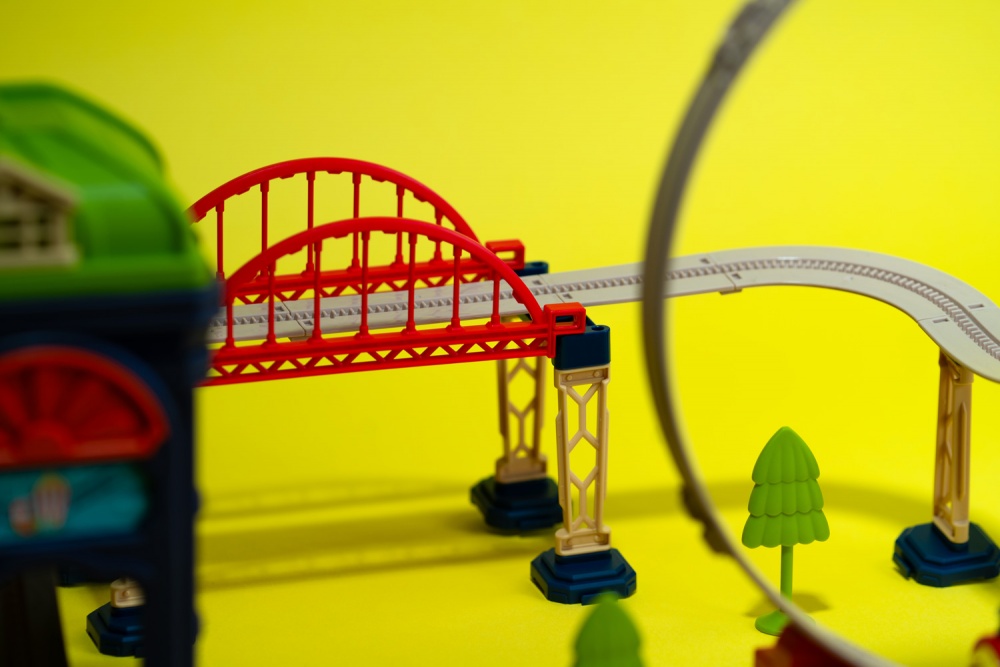 Железная дорога трюковая OTAMANKO Храбрый паровозик 532.02.30