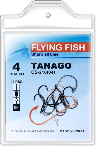 Крючок Flying Fish №4 20 г 10 шт. CS-218(04)