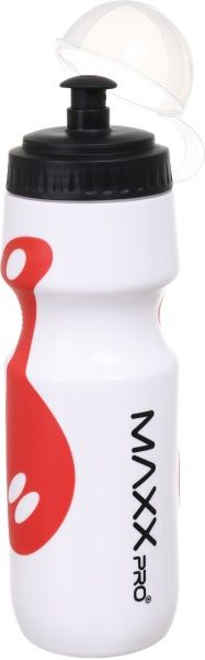 Фляга MaxxPro велосипедная FBC103-Rd 600 белый с красным