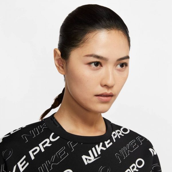 Світшот Nike W NP CLN FLEECE CREW PRT CJ3588-010 р. S чорний