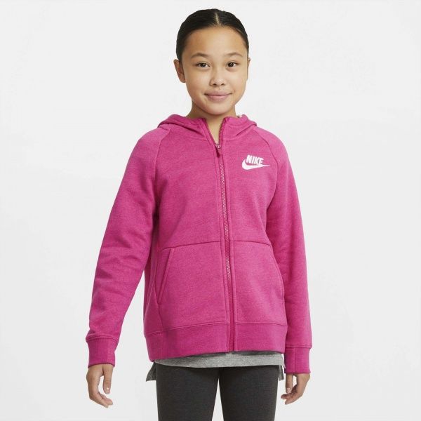 Джемпер Nike G NSW PE FULL ZIP BV2712-615 р. S помаранчевий