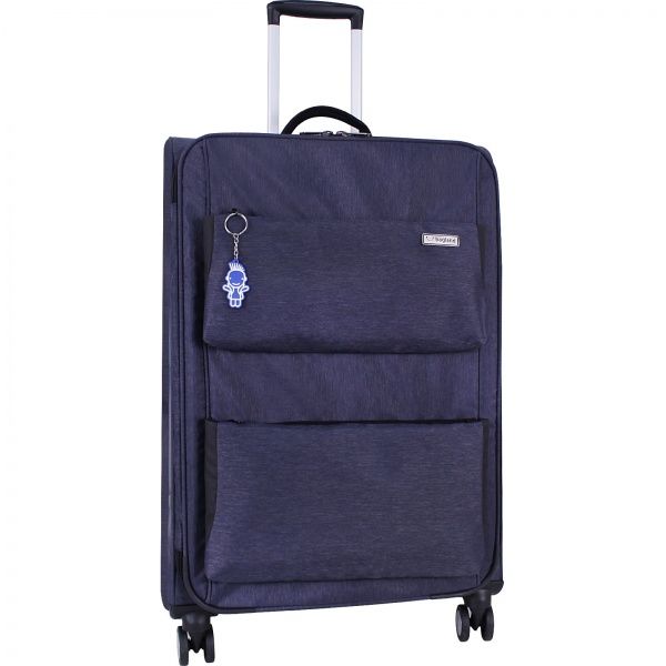 Чемодан Bagland 83 л темно-синий 3716927 
