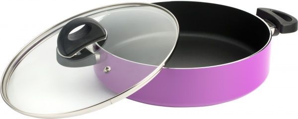 Сотейник с крышкой Eclipse 3,2 л 26 см фиолетовый BergHOFF