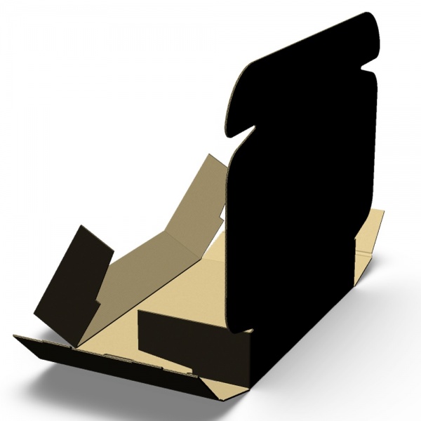 Картонная коробка (Е) + 1 кол. (черный) 206,5x147x100 мм