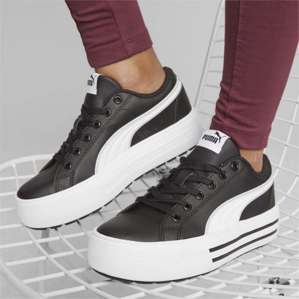 Кроссовки Puma KAIA 2.0 PUMA BLACK-PUMA WHITE-ASH GRAY 39232001 р.37 черный