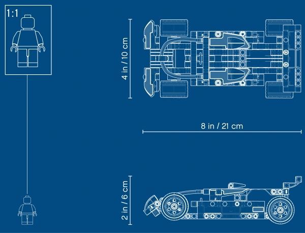 Конструктор LEGO Technic Полицейское преследование 42091