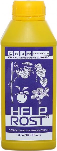 Удобрение органо-минеральное Help Rost Плодово-ягодные культуры 500 мл